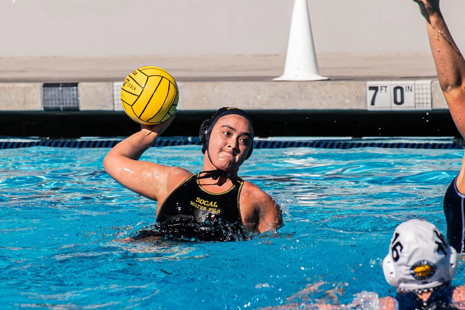 Futures Water Polo League game action