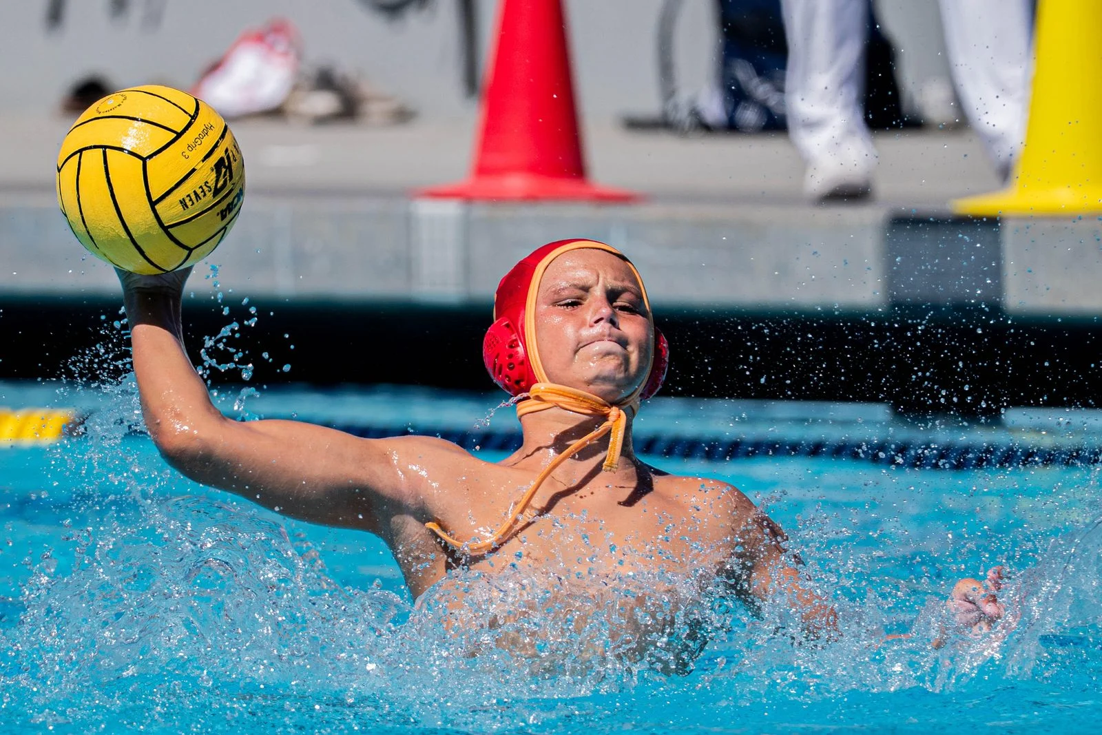 Futures Water Polo League game action