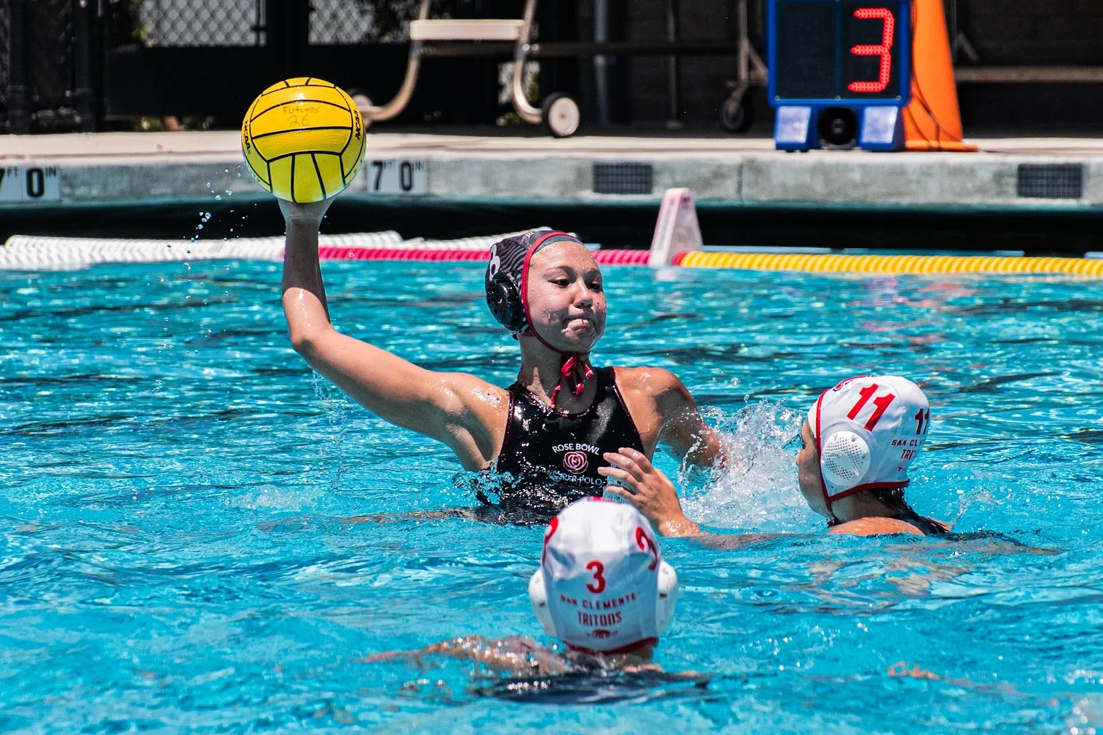 Futures WPL girls' Super Finals game action